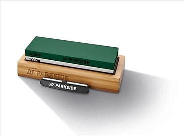 Električne bušilice: PARKSIDE dvostrani kamen za oštrenje noževa sa postoljem - — 3