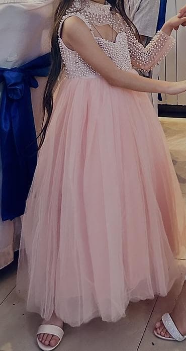 Other Children's Items: Dečija svečana haljina – puder roze jednom nosena na proslavi — 7