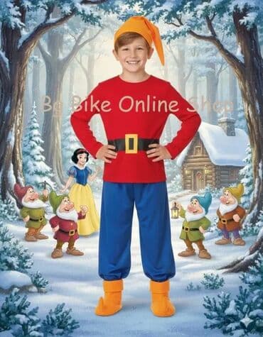 deda mraz kostim za decu: KVALITETAN kostim Snežana i 7 patuljaka - Kostim patuljak vilenjak elf — 1