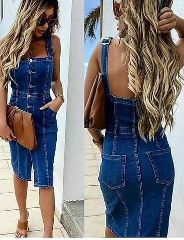 SNIŽENJEEE!!! 🔥 Teksas haljina ✔️✔️Nova cena: 2200 din✔️✔️ ❌️Stara