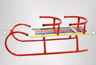 zvoncica igracka: Velike Dvosed Sanke za Decu (94cm) - Metalne sa Naslonima - NOVO — 1