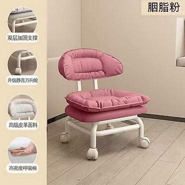 baštanske stolice: Ergonomska stolica sa točkićima i naslonom Ergonomski dizajn: Poseduje — 5