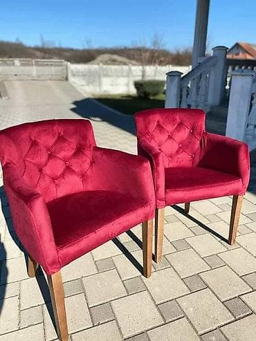 fotelje vitorog: 📌 Tapacirana stolica sa rukonaslonima Elegantna, udobna i moderna — — 3