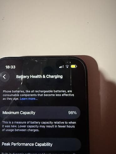 iphone 14 polovan: IPHONE 13 MIDNIGHT-HITNO IPHONE 13,128GB, 98% baterija, garancija do — 4