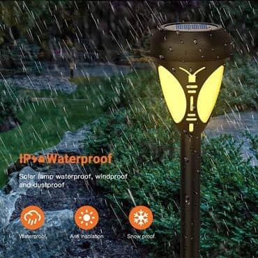 noćna lampa na dodir: Solarna led lampa za dekoraciju dvorista brzo i lako za ugradnju — 1