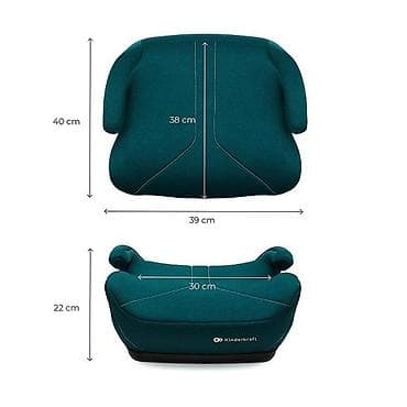 Autosedišta: Kinderkraft BUSTER i-BOOST2 buster sedište, 125–150 cm, zeleno Šifra — 4