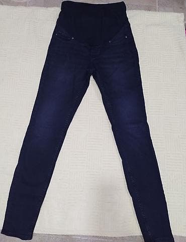 push up gace: Trudničke farmerke – Super Skinny High Rib, veličina S - Model: Super — 3