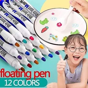 Magicni flomasteri, uz njih ide kasika na kojoj crtate i lagano