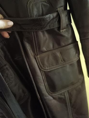 boss prsluci: Dugi kožni kaput sa krznenom kragnom – Djordjo (since 1989) - — 4