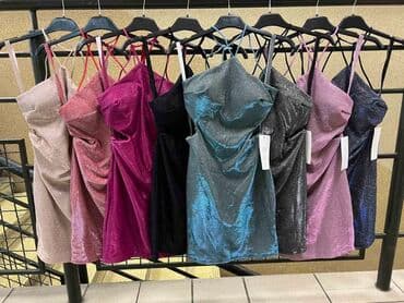 svetlucave pantalone: Svetlucava kratka haljina 2200 r.d — 3