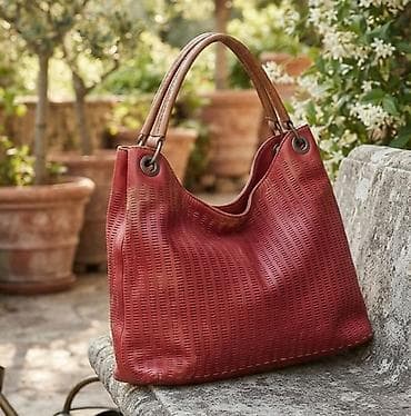 Torba – ženska kožna shopper/hobo torba - Materijal: prirodna koža sa