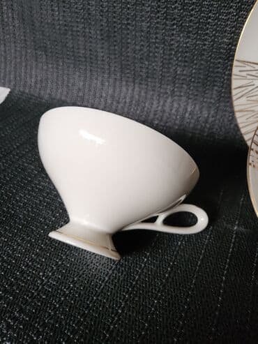 porcelanske solje za caj: Porcelanski vintaz set. Set bez ostecenja,sve na njemu odsjaj od — 5