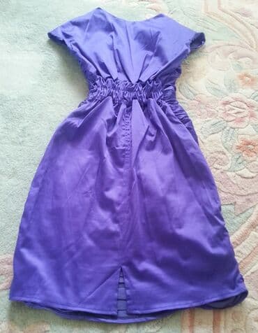 lidl haljine 2024: XS (EU 34), color - Purple, Cocktail, Short sleeves — 5