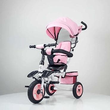 TRICIKL 419 ROZE sa rotirajućim sedištem – multifunkcionalni tricikl