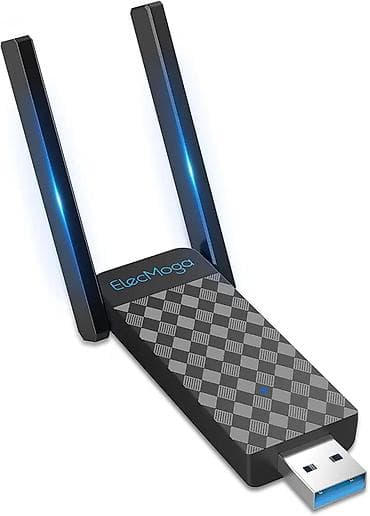 123 igre: USB Wi‑Fi adapter ElecMoga sa dvostrukom antenom i pojačanjem 5 dBi - — 7