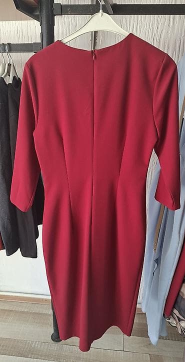 tiffany haljine pamucne: Elegantna haljina Perle Donna – bordo Velicina 36 i 40 - — 3