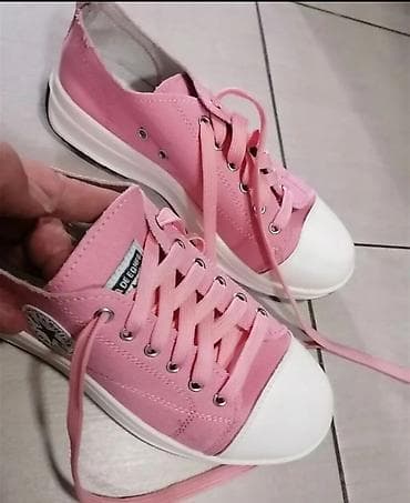 vn patike: Ženske platnene patike – roze - Materijal gornjišta: izdržljivo — 3