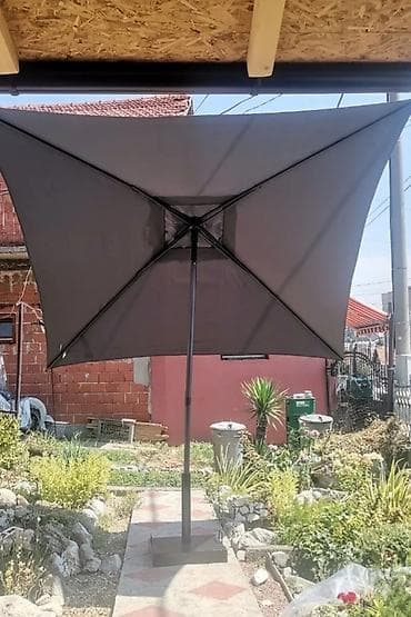 veliki suncobrani za kafice cena: Platneni Suncobran 250x250cm NOVO UV Zastita AKCIJA — 5