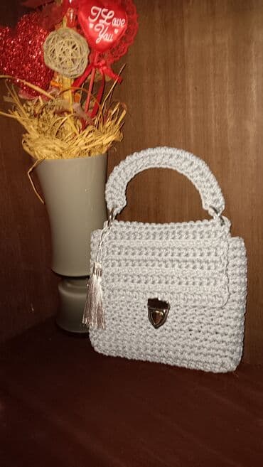 muško prstenje od čelika: Prodajem ručno heklane torbe rađene sa puno pažnje i ljubavi prema — 1