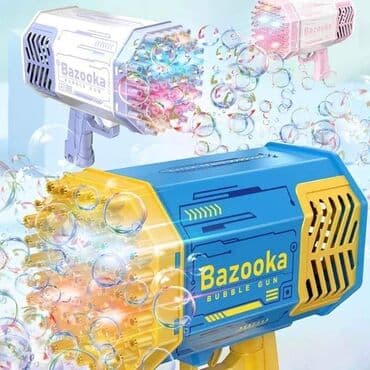 kucne papuce sa krznom: Cena 2290 dinara Bazooka svetleća puška za mehuriće pravi 69 — 1