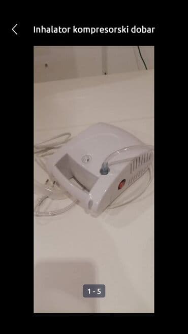 Inhalatori, nebulizatori: Inhalator kompresorski dobar kao nov je. sa novom maskom. A500l — 1