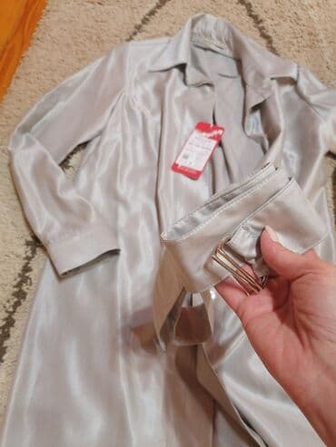 svecane haljine sa cirkonima: M (EU 38), color - Silver, Long sleeves — 5