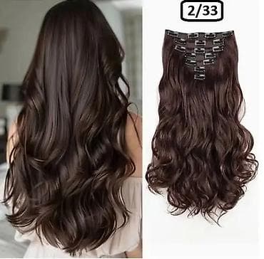 Lične stvari: Nadogradnja kose na šnalice – talasaste ekstenzije - Tip: clip-in — 2