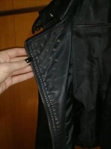 haljinicu elasticna je prilagodjava se telu c: M (EU 38), Faux leather, color - Black — 2