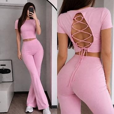 ps kombinezoni 2022: ✅Dvoset ženske garderobe sa kratkom majicom i pantalonicama visokog — 4