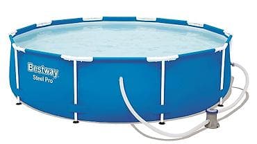 Bazen Bestway Steel Pro 305x76cm sa metalnim okvirom i pumpom za na lalafo.rs Bazen Bestway Steel Pro 305x76cm sa metalnim okvirom i pumpom za