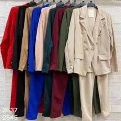 Trenerke: Komplet Cena:3400 din Elegantni ženski komplet (sako + pantalone) u — 2