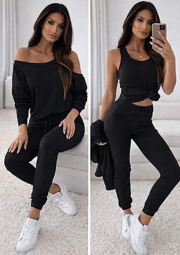 komplet helanke i majica: 04. 💫💫AKCIJA💫💫 Trodelni kompleti Helanke + majica + duks Cena : 2.600 — 3