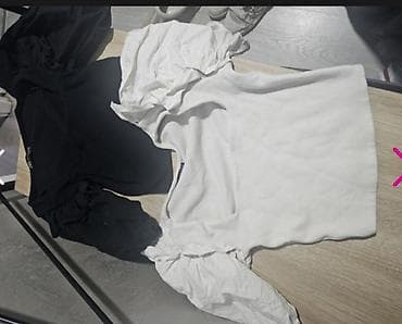 ZARA ženske majice s puf rukavima – set od 2 - Brend: ZARA (etikete