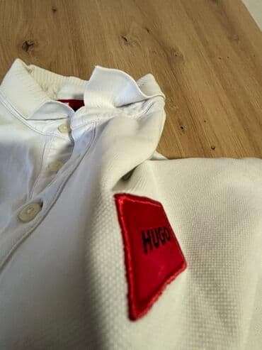 haljine sečene ispod grudi: HUGO muška polo majica – Slim Fit - Boja: bela - Kroj: slim fit — 7