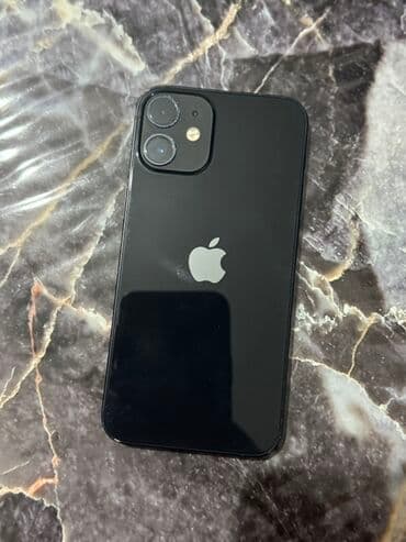 retro telefoni: Apple iPhone iPhone 12, 64 GB, Black, Face ID — 1
