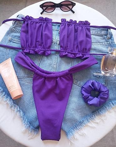 kupujem razno: Dvodelni kupaći kostimi – neon pink i ljubičasti - Model: bikini sa — 5
