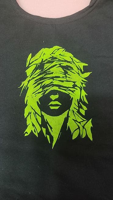 Torbe: Unikatne ručno oslikane pamučne torbe preko ramena - Materijal — 8