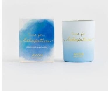 sinsay stalak za cvece: Scented candle, color - Light blue, New — 1