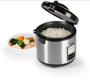 Kitchen Appliances: Moderan aparat za kuvanje pirinča sa kućištem od nerđajućeg čelika i — 2