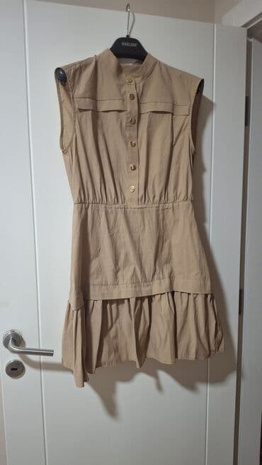 crop top c a: PS Fashion XL (EU 42), color - Beige, Cocktail, Without sleeves — 1