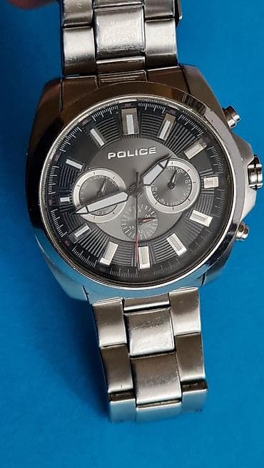 casio oceanus cena: Muški ručni sat POLICE – hronografski dizajn u inox izdanju. - — 9