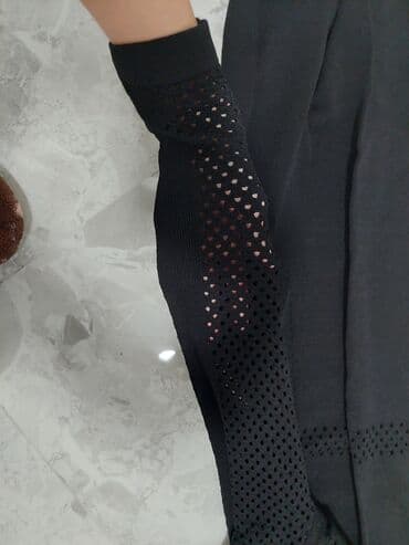 haljine na tufnice: Morgan M, bоја - Crna, Koktel, klub, Dugih rukava — 3