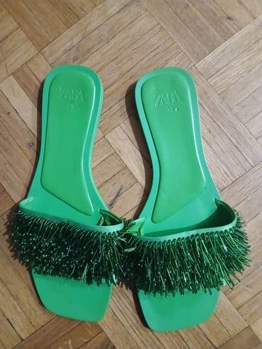 opposite papuce sa krznom: Fashion slippers, Zara, 39 — 1