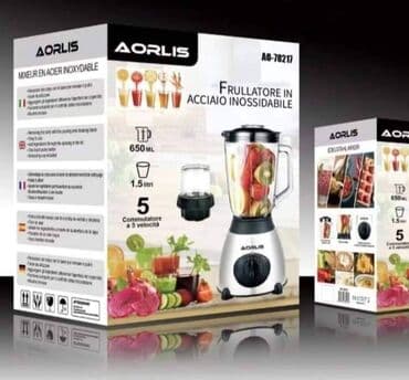 posuda za led sa hvataljkom: 🌠🌠🌠 BLENDER Aorlis/1.5l/900w NOVO! 4690 din Veliki kapacitet, lako — 1