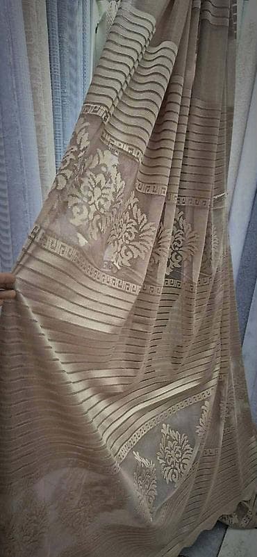 plisane draperije: Tanke i mrežaste zavese — 1