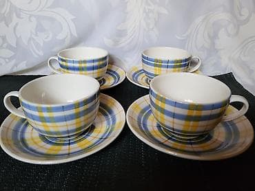 Solje nove iz 80ih.god.rucno oslikane pa glazirane Blue Elephant — 5