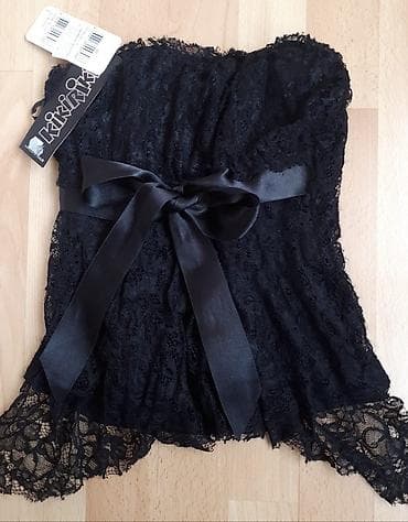 Prelep crni turski korset Kiki Riki.S vel.NOV! Elegantan placen mnogo