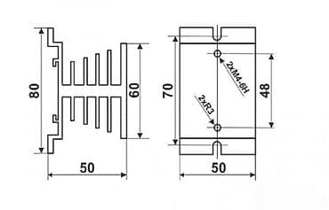 putna torba za elektroniku: Hladnjak za SSR rele - Namenjen hlađenju SSR (solid state) relea - — 3