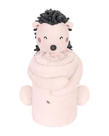 termo cebe lidl: KikkaBoo Baby ćebence sa plišanom igračkom 70x100 – Hedge Hugs (šifra — 2