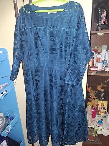 new yorker odeca: XL, color - Blue, Long sleeves — 1